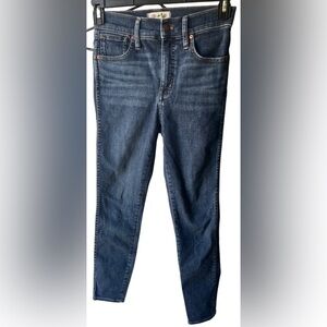 *Madewell Women's Dark Blue Skinny Jeans Size 26
